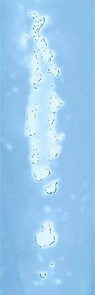 Fonadhoo is located in Maldives