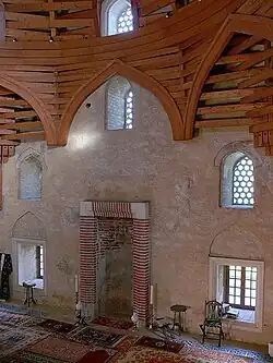 Interior of Malkoç Bey Mosque in Siklós