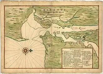 Manatus Map of 1639