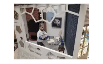 What does math taste like? Cat and mouse prepare treats in the math-infused Mandelbrot Bakery