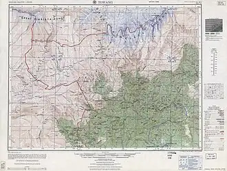 Gori Chen. U.S. Army Map Service, 1955
