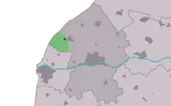 Location in the Franekeradeel municipality
