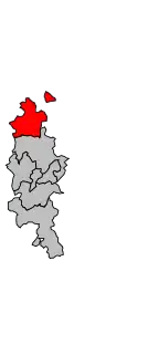 Location of the canton in the arrondissement of Toul