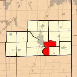Location in Kankakee County