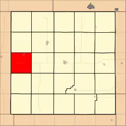 Location in Jewell County