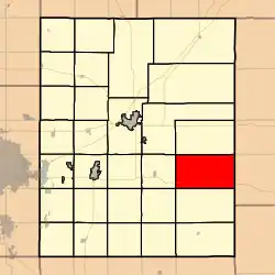 Location within Butler County