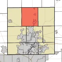Location in Hamilton County