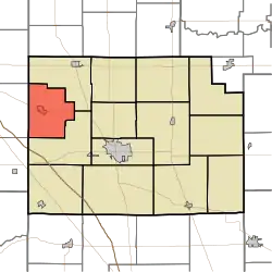 Location of Madison Township in Clinton County