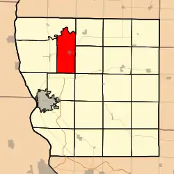 Location in Adams County