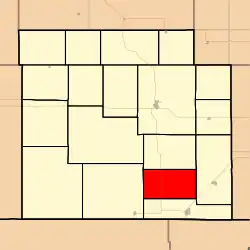 Location in Barber County