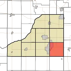 Location in Starke County