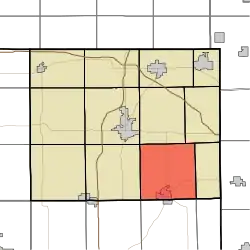 Location in Steuben County