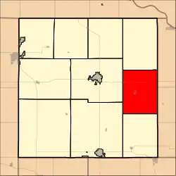 Location in Brown County