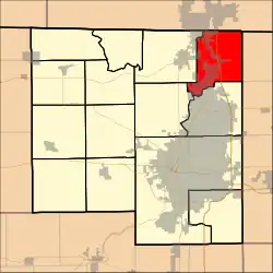 Location in Winnebago County