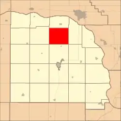 Location in Saunders County