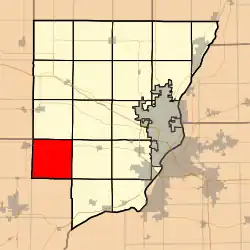 Location in Peoria County
