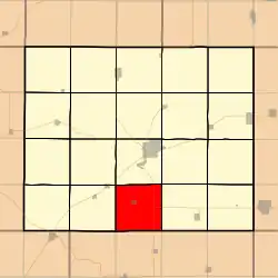 Location in Crawford County