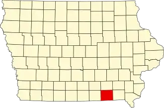 State map highlighting Davis County