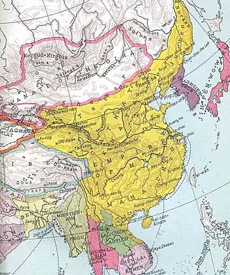   Ming territory in 1415