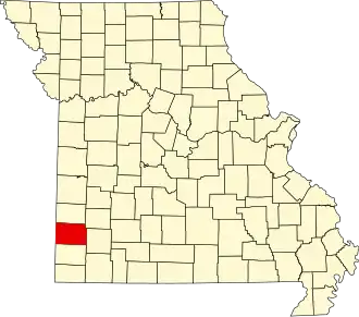 A state map highlighting Jasper County in the southwestern part of the state.