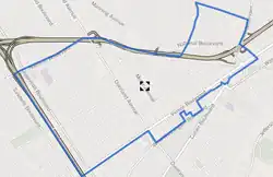 Palms boundaries as shown on "Mapping L.A." project of the Los Angeles Times