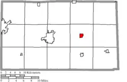 Location of Republic in Seneca County