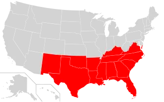 The states in which the Diocese of the South has jurisdiction.