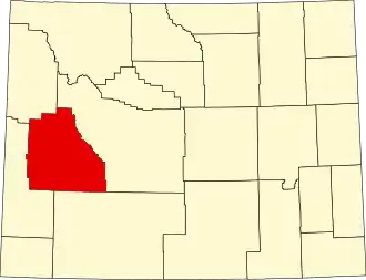 Sublette County map