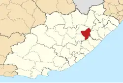 Location in the Eastern Cape