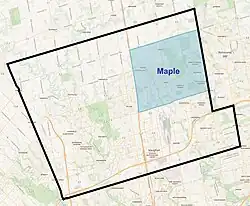Maple within Vaughan