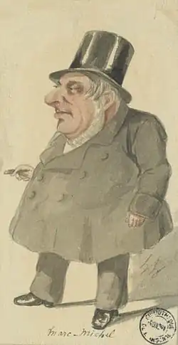 Portrait of Marc-Michel by Lhéritier.