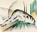 Gazelle by Franz Marc