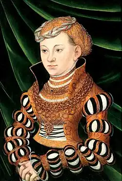 Maria of Saxony, by Lucas Cranach the Elder