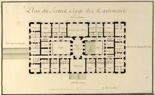 Plan of the second floor
