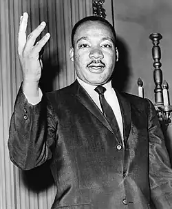 Martin Luther King Jr. (STH '55), a leader in the civil rights movement, 1964 Nobel Peace Prize, 1977 Presidential Medal of Freedom