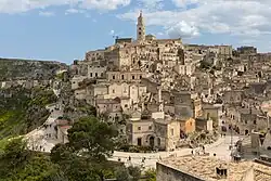 Panorama of the old town from the parvise of Saint Augustin church