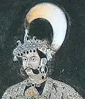Mathabar Singh Thapa in a royal attire