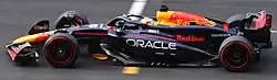Max Verstappen driving the Red Bull RB20 (2024)