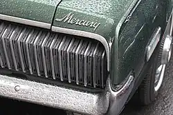 1960s Mercury script (on 1967–1969 Cougar)