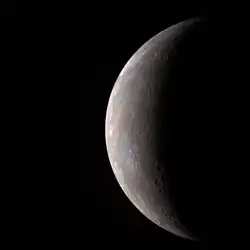 The first high-resolution color Wide Angle Camera image of Mercury acquired by MESSENGER