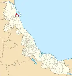 Location within Veracruz