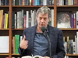 Michael Scott Moore reads at Politics & Prose bookstore, July 28, 2018