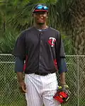 Miguel Sanó is a Major League Baseball player for the Minnesota Twins.[64]