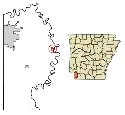 Location in Miller County, Arkansas