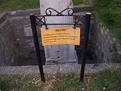 The label on the remains of the Milion