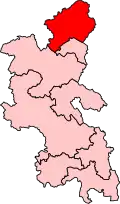 A small-to-medium-sized constituency, situated in the very north of the county.