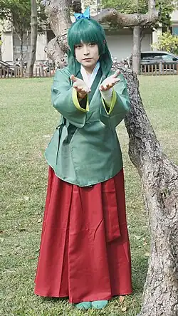 A cosplayer of Maomao