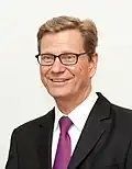 Guido Westerwelle Foreign Minister of Germany, Vice Chancellor of Germany from 2009 to 2011 and first openly gay person to hold any of these positions