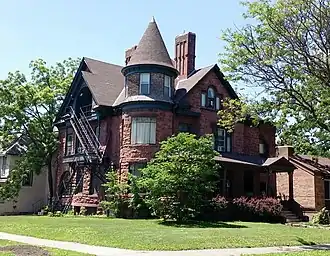 Gamma Eta Gamma ΓΗΓ's Minnesota chapter (Richardsonian Revival, elements of Queen Anne)
