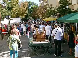 A braderie in Mondorf-les-Bains, Luxembourg, 2009